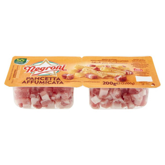 Cubetti di pancetta negroni