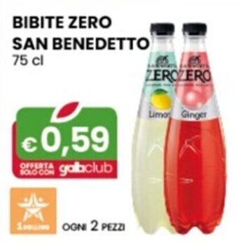 BIBITE ZERO SAN BENEDETTO 75 cl