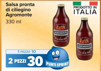 Carrefour Salsa pronta di ciliegino Agromonte 330 ml offerta