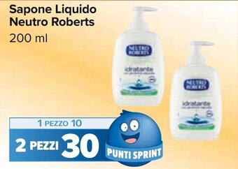 Carrefour Sapone Liquido Neutro Roberts 200 ml offerta