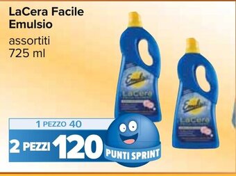 Carrefour LaCera Facile Emulsio assortiti 725 ml offerta