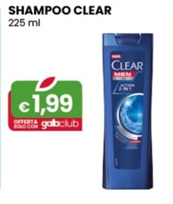 Gala Supermercati SHAMPOO CLEAR 225 ml offerta
