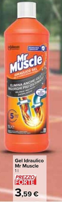 Carrefour Gel Idraulico Mr Muscle 1 l offerta