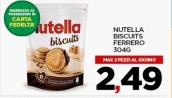 Interspar NUTELLA BISCUITS FERRERO 304G offerta