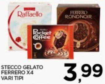 Interspar STECCO GELATO FERRERO X4 VARI TIPI offerta