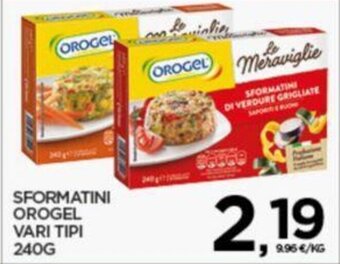 Interspar SFORMATINI OROGEL VARI TIPI 240G offerta