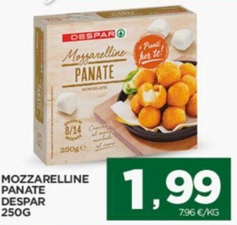 MOZZARELLINE PANATE DESPAR 250G