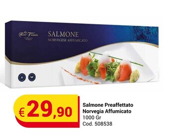 Centro Cash Salmone Preaffettato Norvegia Affumicato 1000 Gr offerta