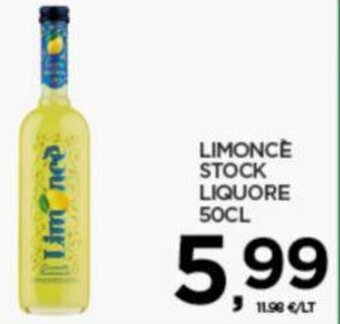 Interspar LIMONCE STOCK LIQUORE 50CL offerta
