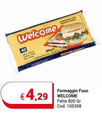 Formaggio Fuso WELCOME Fette 800 Gr
