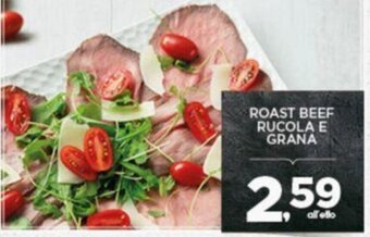 Interspar ROAST BEEF RUCOLA E GRANA offerta