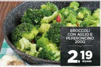 Interspar BROCCOLI CON AGLIO E PEPERONCINO 200G offerta