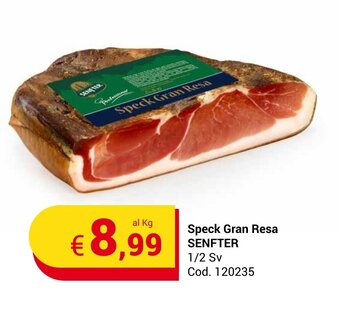 Centro Cash Speck Gran Resa SENFTER 1/2 Sv offerta