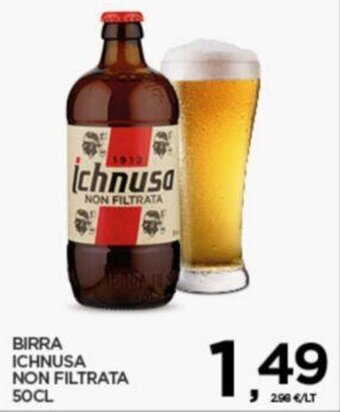 Interspar BIRRA ICHNUSA NON FILTRATA 50CL offerta
