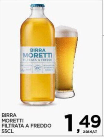 BIRRA MORETTI FILTRATA A FREDDO 55CL