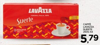 Interspar CAFFE LAVAZZA SUERTE 250G X4 offerta