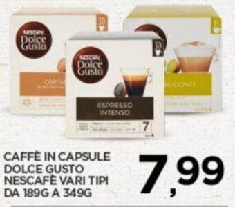 Interspar CAFFÈ IN CAPSULE DOLCE GUSTO NESCAFÈ VARI TIPI DA 189G A 349G offerta