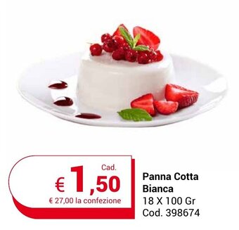 Centro Cash Panna Cotta Bianca 18 X 100 Gr offerta