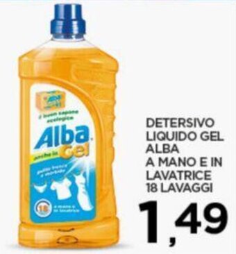 Interspar DETERSIVO LIQUIDO GEL ALBA A MANO E IN LAVATRICE 18 LAVAGGI offerta