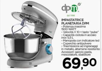 IMPASTATRICE PLANETARIA DPM