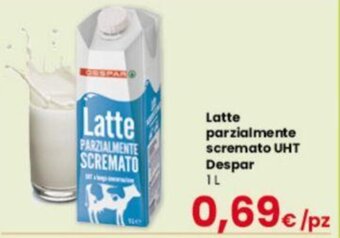 Interspar Latte parzialmente scremato UHT Despar IL offerta