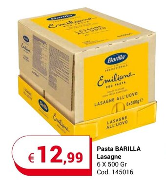 Centro Cash Pasta BARILLA Lasagne 6 X 500 Gr offerta