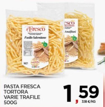 Interspar PASTA FRESCA TORTORA VARIE TRAFILE 500G offerta
