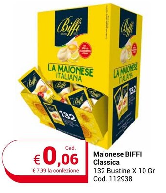 Centro Cash Maionese BIFFI Classica 132 Bustine X 10 Gr offerta