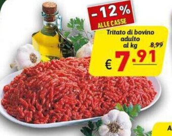 Ipercarni Tritato di bovino adulto al kg offerta