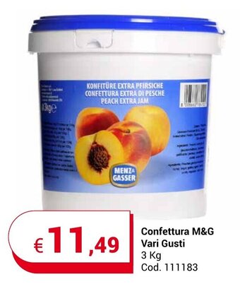 Centro Cash Confettura M&G Vari Gusti 3 Kg offerta