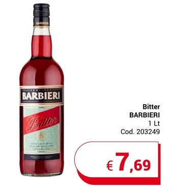 Centro Cash Bitter BARBIERI 1 Lt offerta