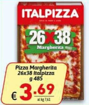 Pizza Margherita 26x38 Italpizza g 485