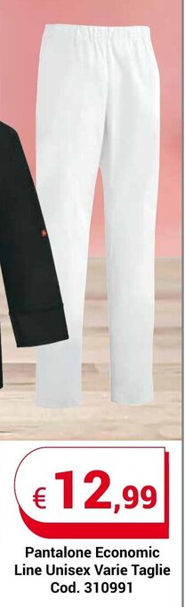 Pantalone Economic Line Unisex Varie Taglie