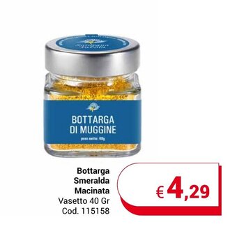 Centro Cash Bottarga Smeralda Macinata Vasetto 40 Gr offerta