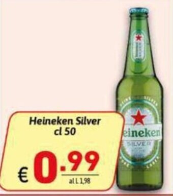 Ipercarni Heineken Silver cl 50 offerta