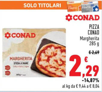 PIZZA CONAD Margherita 285 g