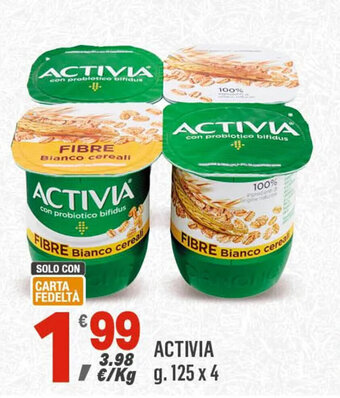 Supermercati Dok ACTIVIA g. 125 x 4 offerta