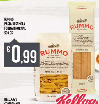 RUMMO PASTA DI SEMOLA FORMATI NORMALI 500 GR