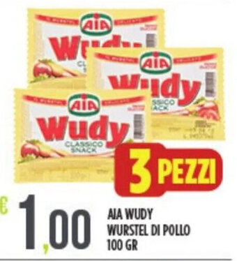 AIA WUDY WURSTEL DI POLLO 100 GR