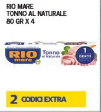RIO MARE TONNO AL NATURALE 80 GR X 4