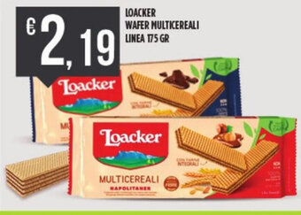 Euroesse LOACKER WAFER MULTICEREALI LINEA 175 GR offerta