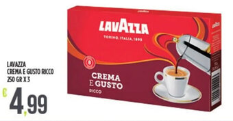 LAVAZZA CREMA E GUSTO RICCO 250 GR X3