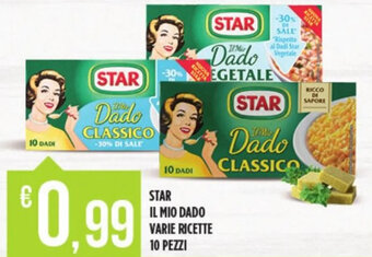 Euroesse STAR IL MIO DADO VARIE RICETTE 10 PEZZI offerta