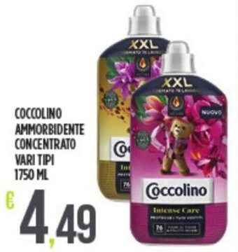 Euroesse COCCOLINO AMMORBIDENTE CONCENTRATO VARI TIPI 1750 ML offerta