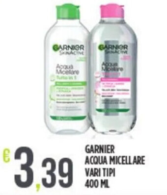 Euroesse GARNIER ACQUA MICELLARE VARI TIPI 400 ML offerta