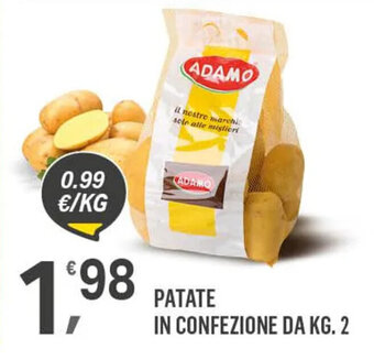 Supermercati Dok PATATE IN CONFEZIONE DA KG. 2 offerta
