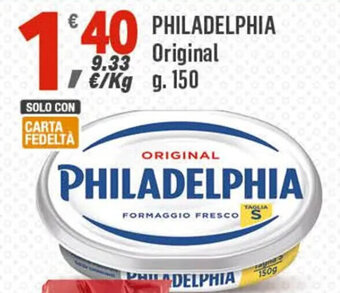 Supermercati Dok PHILADELPHIA Original g. 150 offerta