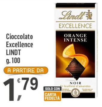 Cioccolato Excellence LINDT g. 100