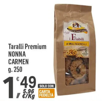 Taralli Premium NONNA CARMEN g. 250