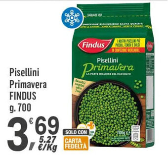 Supermercati Dok Pisellini Primavera FINDUS g. 700 offerta
